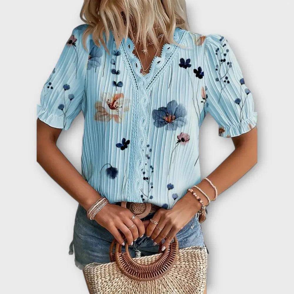 Aitana – Blusa Toque Fresco y Elegante - Aitana – Blusa Toque Fresco y Elegante > Blouses > >