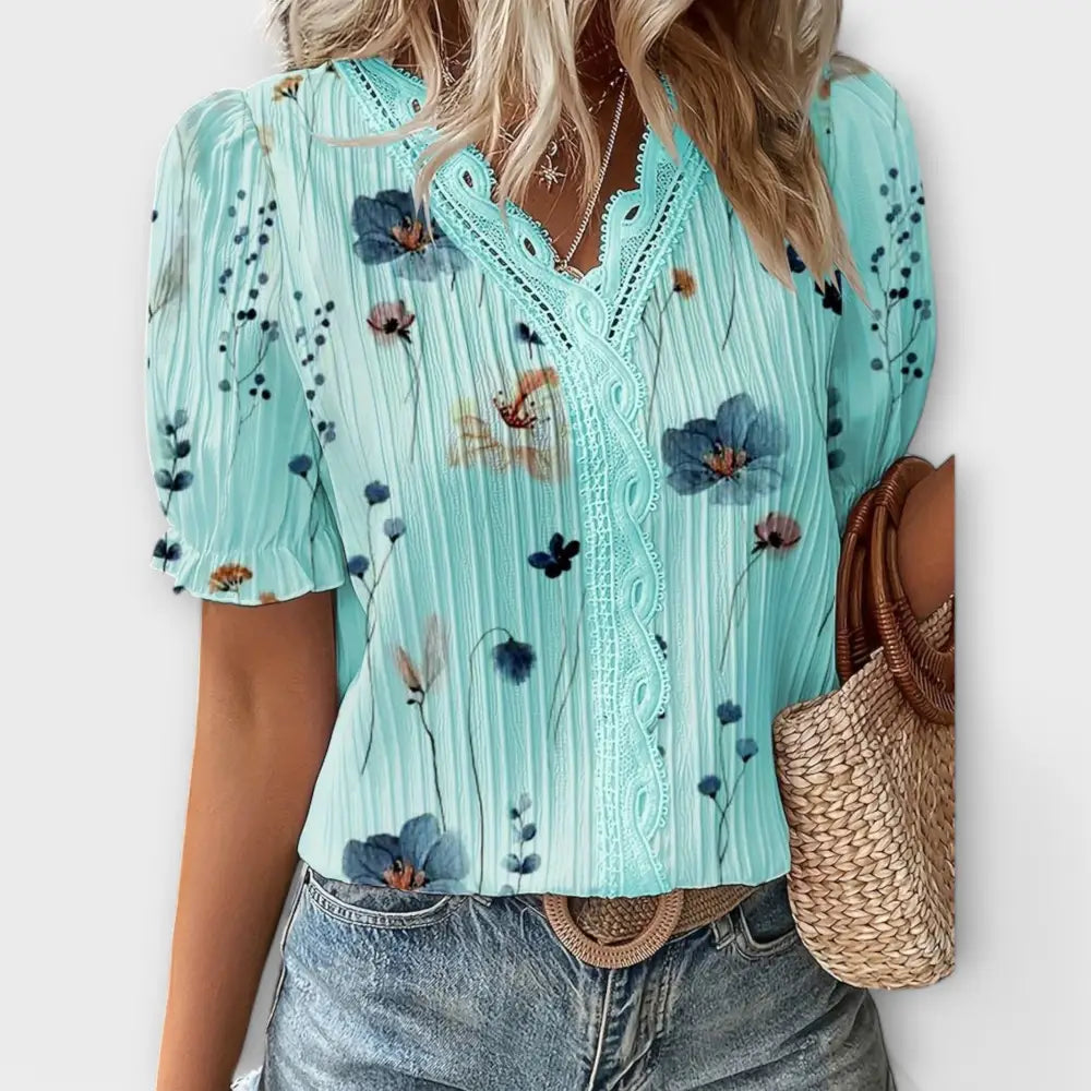 Aitana – Blusa Toque Fresco y Elegante - Aitana – Blusa Toque Fresco y Elegante > Blouses > >