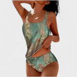 Alba – Bikini Bohemio con Estilo Único - Verde / S - Alina – Bikini Bohemio con Soporte