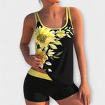 Alicia – Conjunto Elegancia Floral y Confort Ideal - Gelb / S