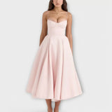 Alicia – Vestido Verano Encanto Ligero - Rosa / S - Vestidos