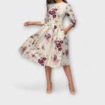 Ángela – Vestido Toque Retro Irresistible - Vestidos
