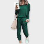 Beatriz – Conjunto Estilo Relajado y Chic - Verde / S - CONJUNTOS