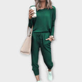 Beatriz – Conjunto Estilo Relajado y Chic - Verde / S - CONJUNTOS
