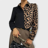 Carmen – Blusa Chic de Leopardo y Estilo Sofisticado - Carmen – Blusa Chic de Leopardo y Estilo Sofisticado > Blouses >
