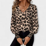 Carmen – Blusa Elegancia Sofisticada con Estilo - Beige / S - Carmen – Blusa Elegancia Sofisticada con Estilo > Blouses