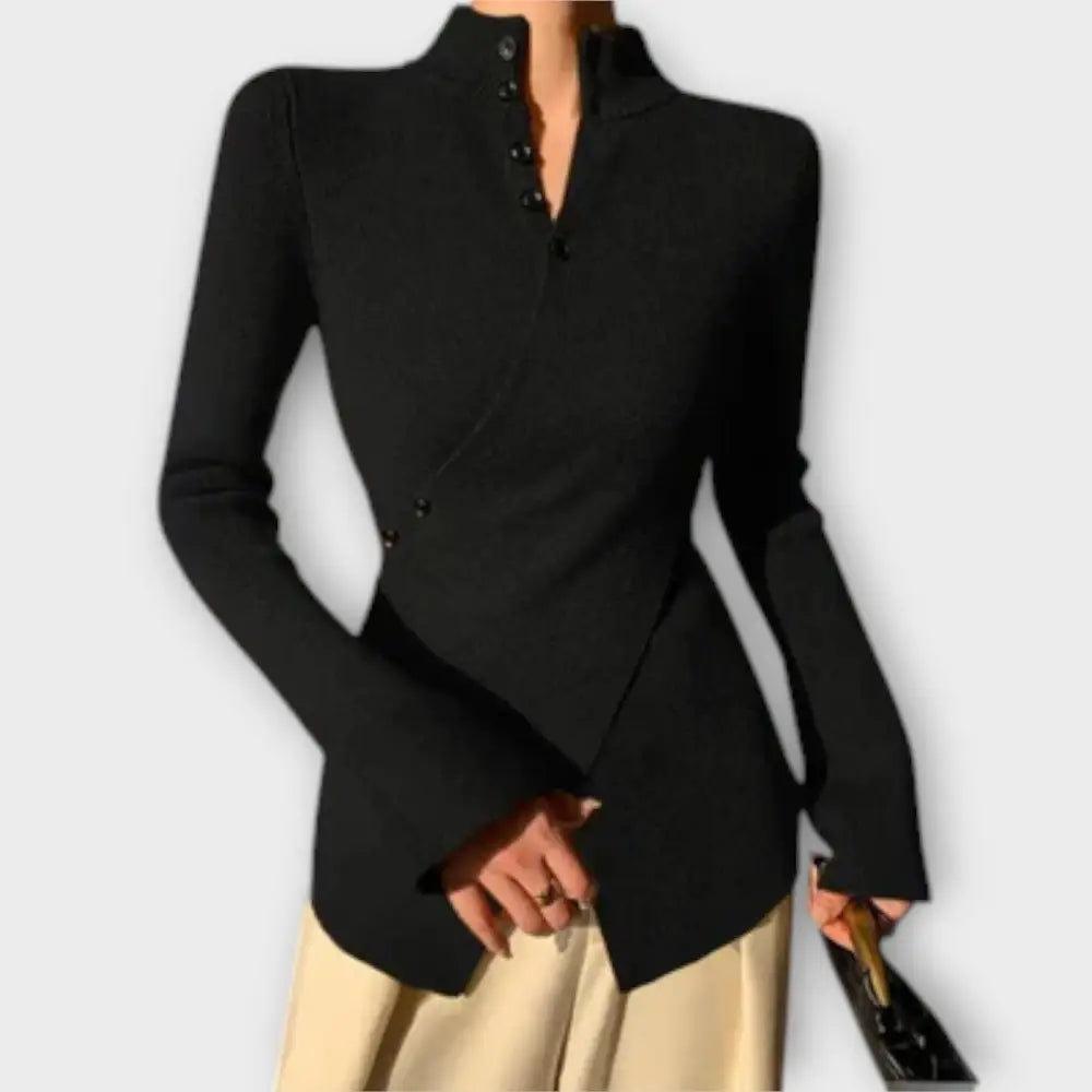 Carmen – Blusa Elegancia Sofisticada de Algodón - Suéteres & Cardigans