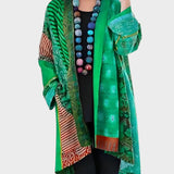 Carmen – Cárdigan Colorido para Tu Estilo Único - Verde / S - Vestidos