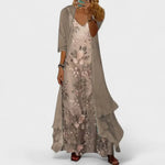 Carmen – Conjunto Elegancia Natural - Beis / XS - Vestidos