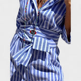 Carmen – Vestido Rayas Chic y Sofisticado - Vestidos
