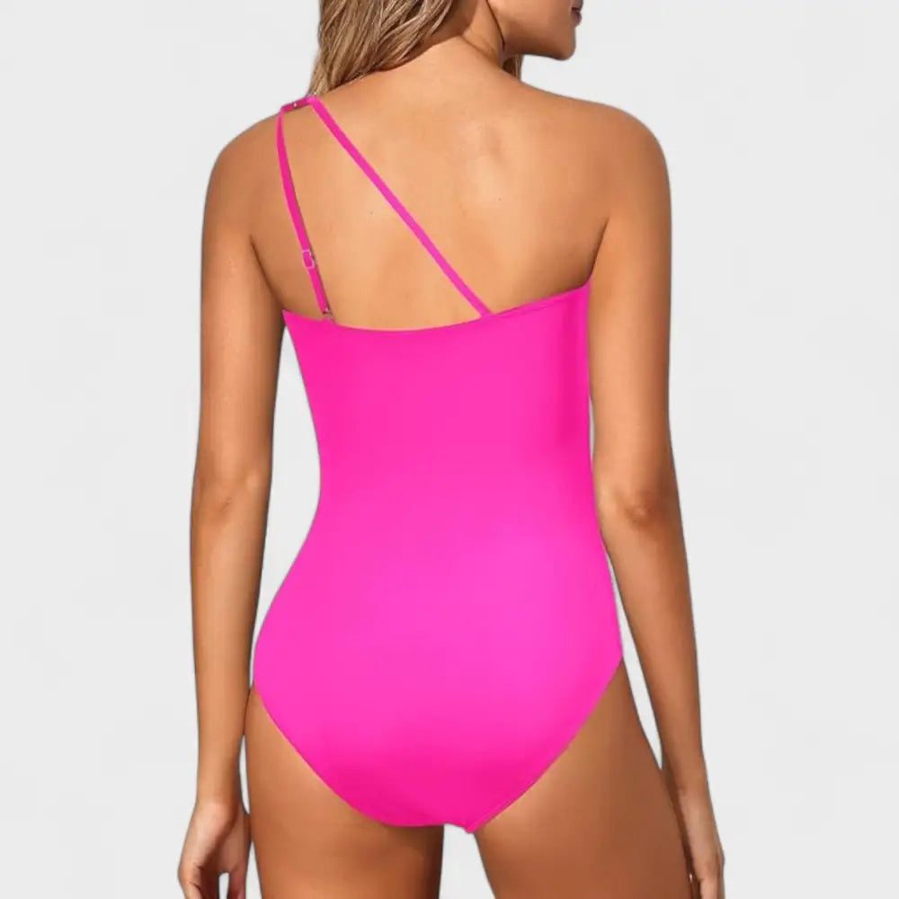 Clara – Bañador Elegancia bajo el Sol - Grace | Bañador de Un Solo Hombro