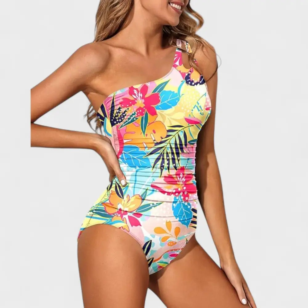 Clara – Bañador Elegancia bajo el Sol - Grace | Bañador de Un Solo Hombro