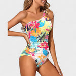 Clara – Bañador Elegancia bajo el Sol - Grace | Bañador de Un Solo Hombro