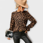 Clara – Blusa Estampado Leopardo Chic - Clara – Blusa Estampado Leopardo Chic > Blouses > >