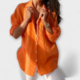 Clara – Blusa Toque Verano y Estilo - Naranja / S - Clara – Blusa Toque Verano y Estilo > Blouses > >