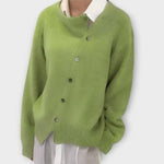 Clara – Cárdigan Estilo Acogedor y Chic - Verde / XS - Suéteres & Cardigans