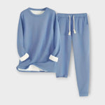 Clara – Conjunto Estilo Acogedor - Azul / S - CONJUNTOS