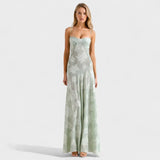 Clara – Vestido Brillo de Estrellas - Verde / XS - Vestidos