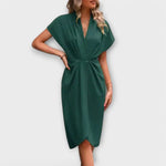 Clara – Vestido Elegancia Atemporal - Dunkelgrün / S - Vestidos