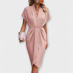 Clara – Vestido Elegancia Atemporal - Rosa / S - Vestidos