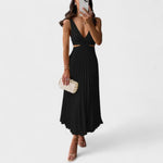 Clara – Vestido Elegancia Natural - Negro / S - Vestidos