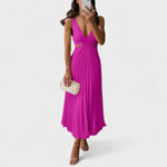 Clara – Vestido Elegancia Natural - Rosa / S - Vestidos