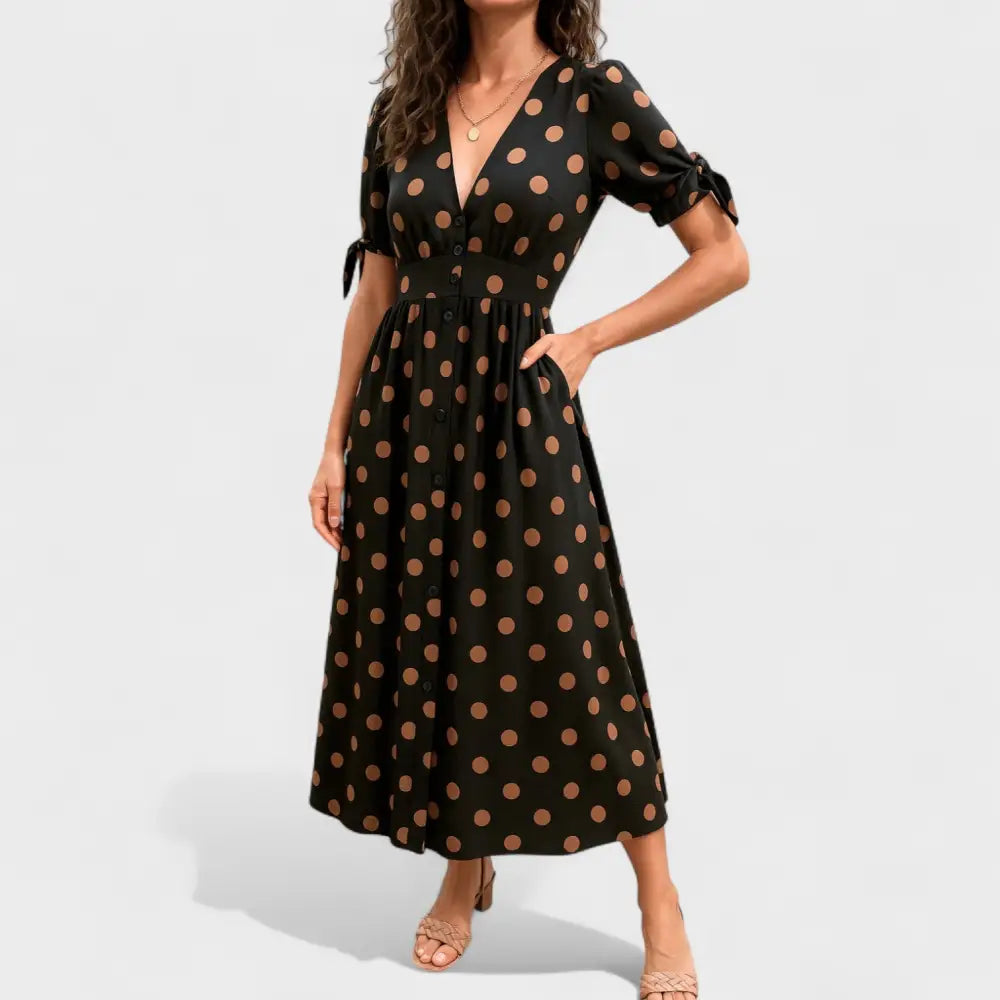 Clara – Vestido Encanto de Lunares - Vestidos