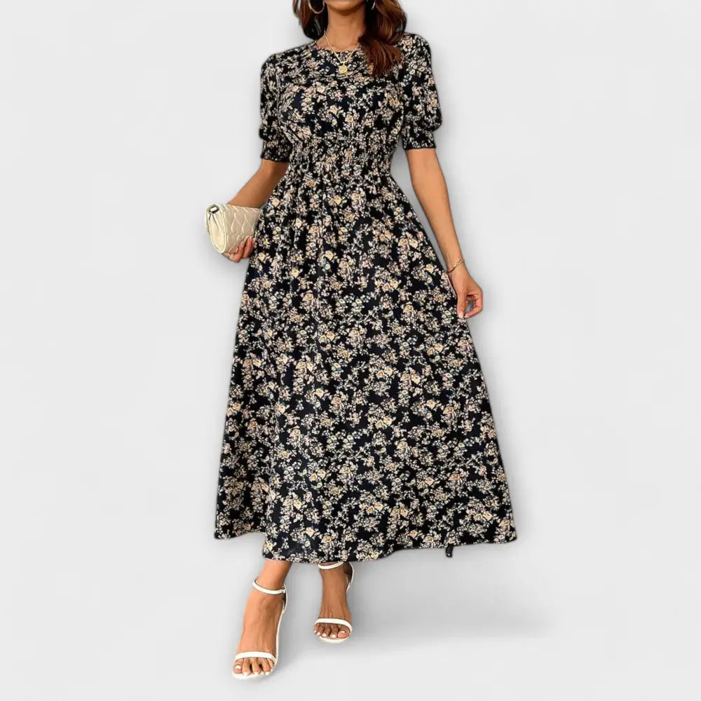 Clara – Vestido Encanto Floral Atemporal - Vestidos