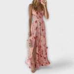 Clara – Vestido Encanto Floral - Rosa / S - Vestidos