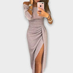 Clara – Vestido Encanto Nocturno - Violett / S - Vestidos