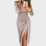 Clara – Vestido Encanto Nocturno - Violett / S - Vestidos