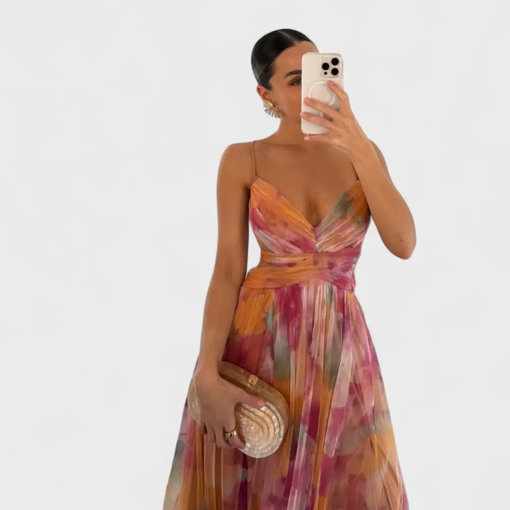Clara – Vestido Floreado de Ensueño - Vestidos