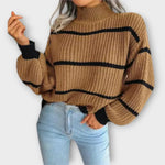 Claudia – Suéter Chic y Confortable - Khaki / S - Suéteres & Cardigans