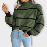 Claudia – Suéter Chic y Confortable - Verde / S - Suéteres & Cardigans