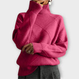 Claudia – Suéter Elegancia Atemporal de Cachemira - Rosa / S - Suéteres & Cardigans