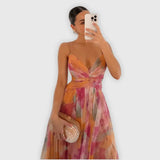 Claudia – Vestido Elegancia Floral Atemporal - Vestidos