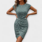 Claudia – Vestido Elegancia Floral Atemporal - Vestidos
