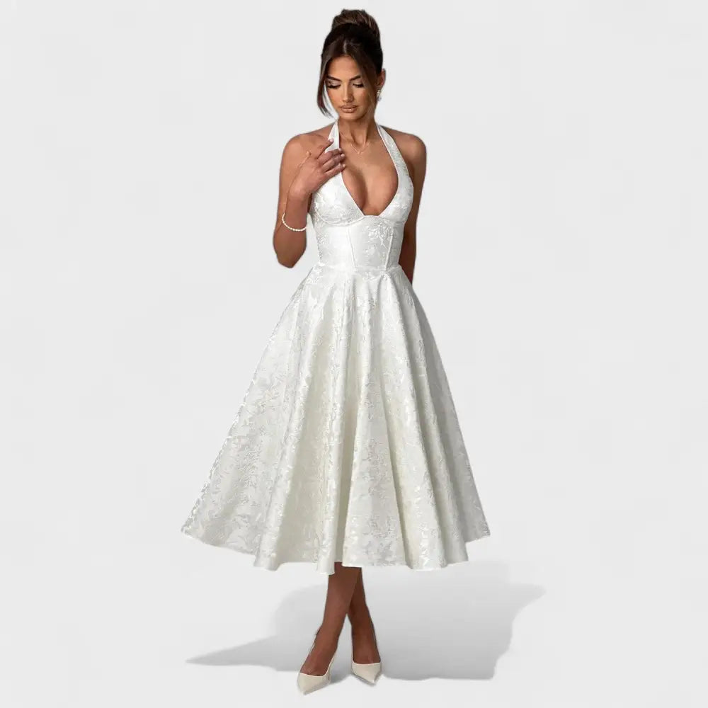Claudia – Vestido Encanto Floral con Toque Romántico - Vestidos