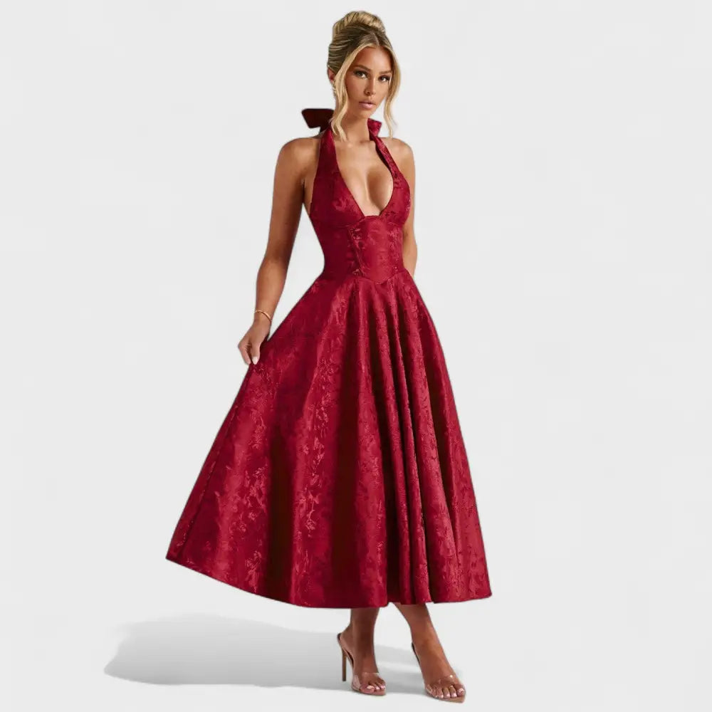 Claudia – Vestido Encanto Floral con Toque Romántico - Vestidos
