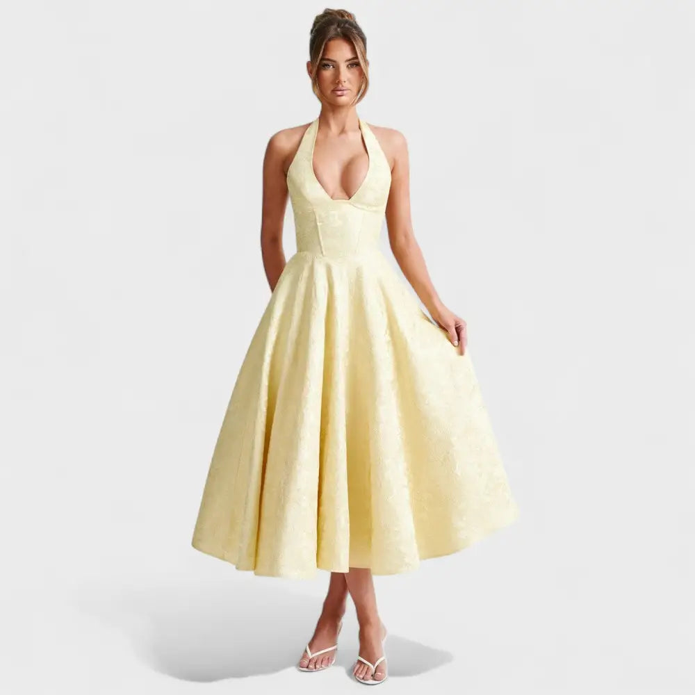 Claudia – Vestido Encanto Floral con Toque Romántico - Vestidos