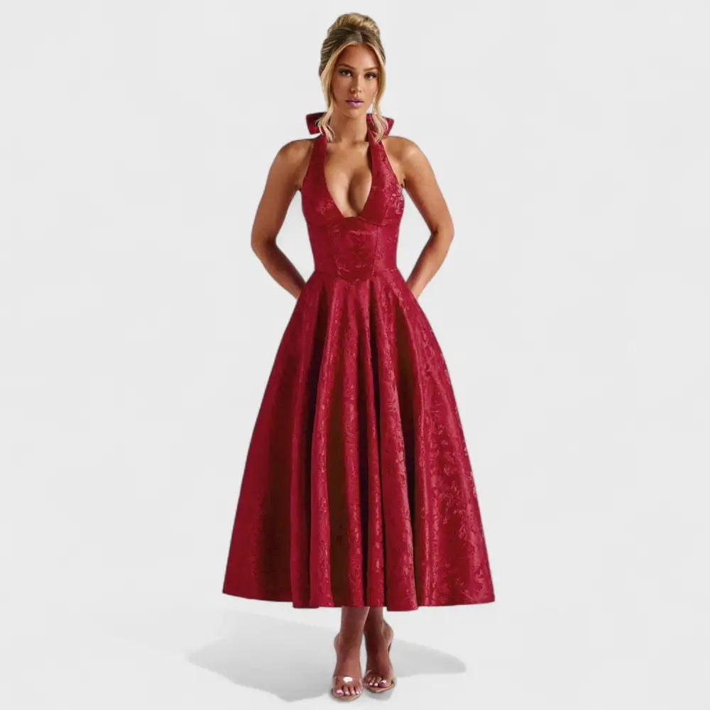 Claudia – Vestido Encanto Floral con Toque Romántico - Vestidos
