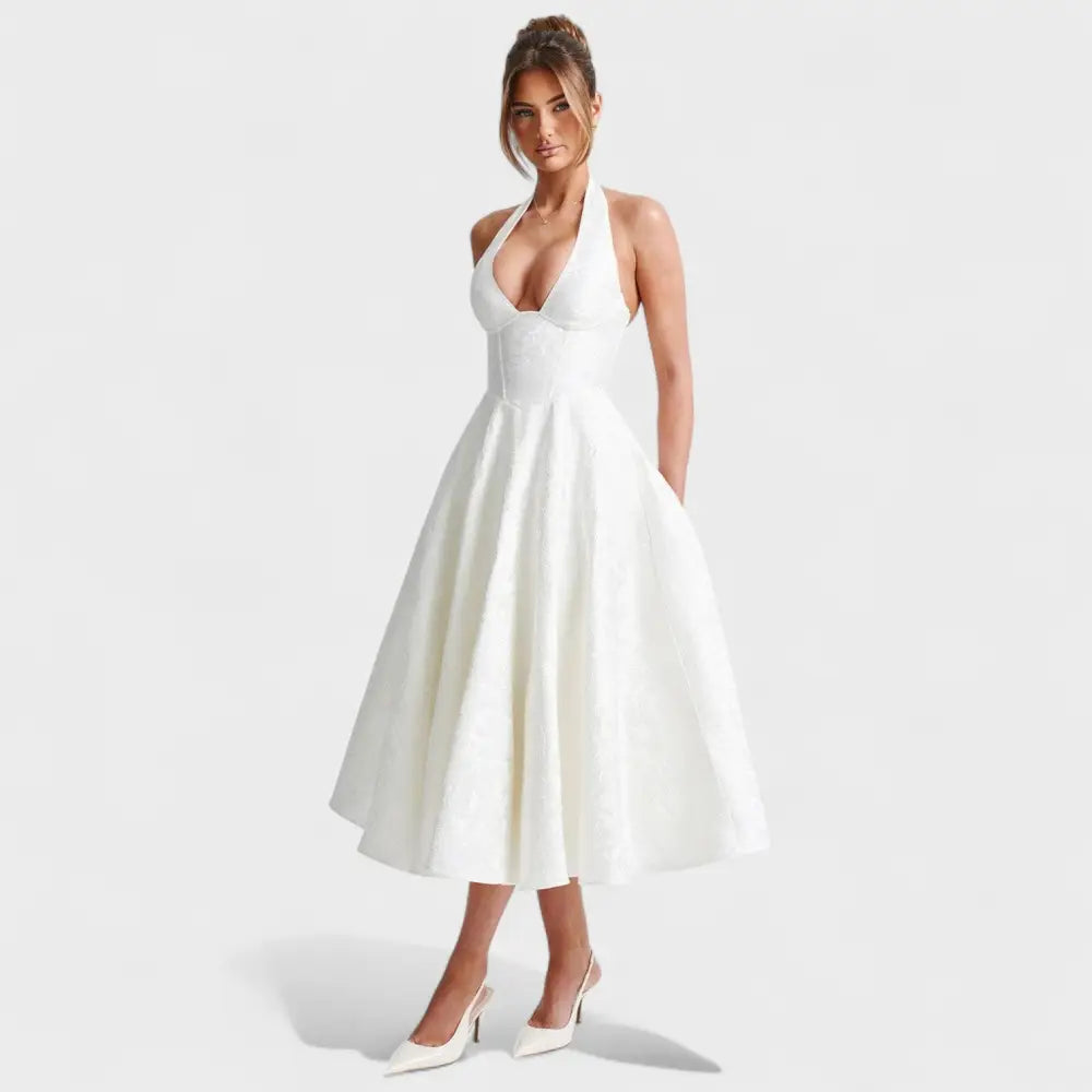 Claudia – Vestido Encanto Floral con Toque Romántico - Vestidos