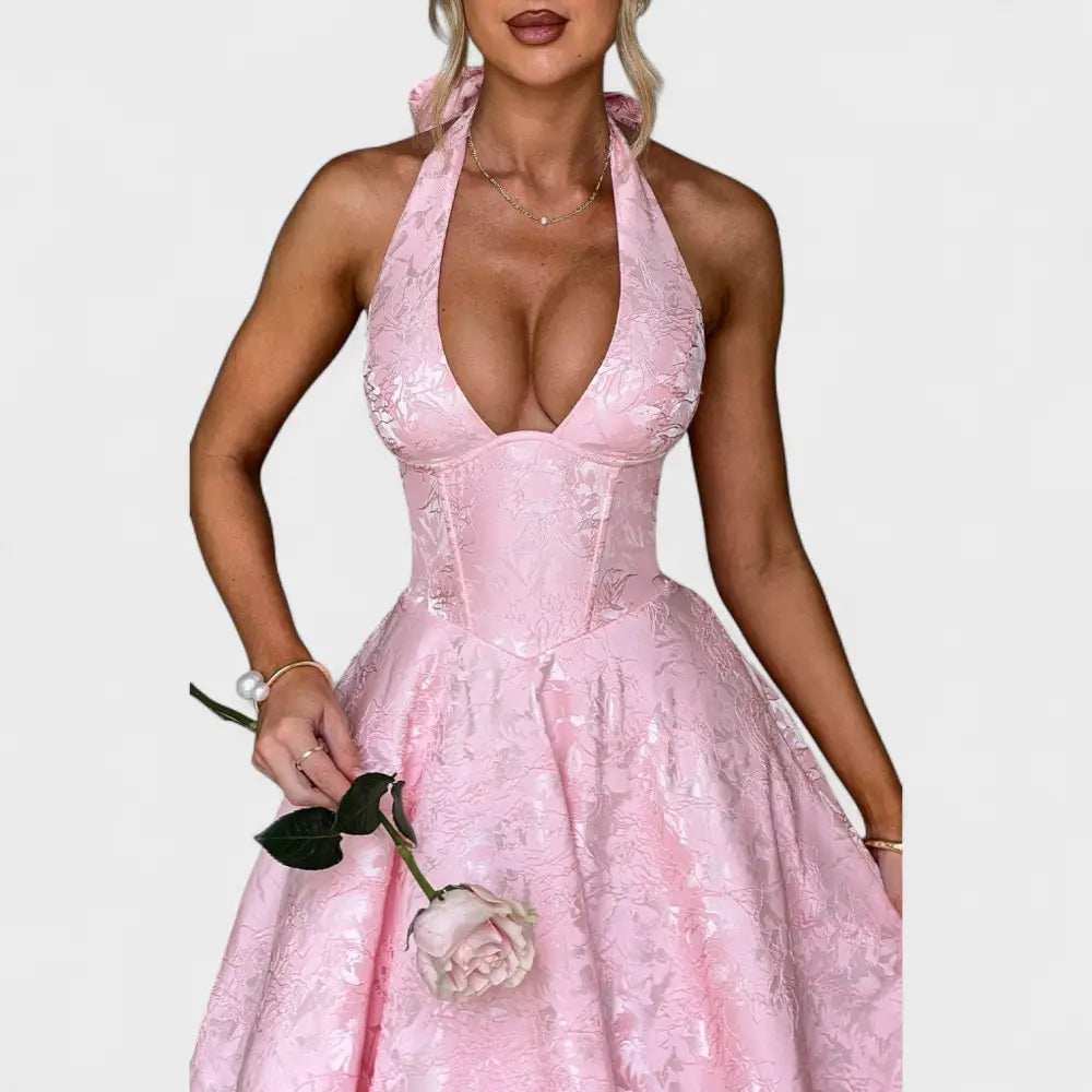 Claudia – Vestido Encanto Floral con Toque Romántico - Vestidos