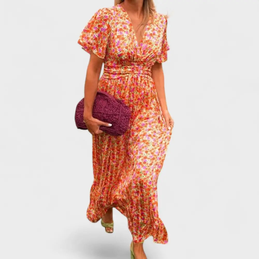 Claudia – Vestido Encanto Floral Radiante - Vestidos