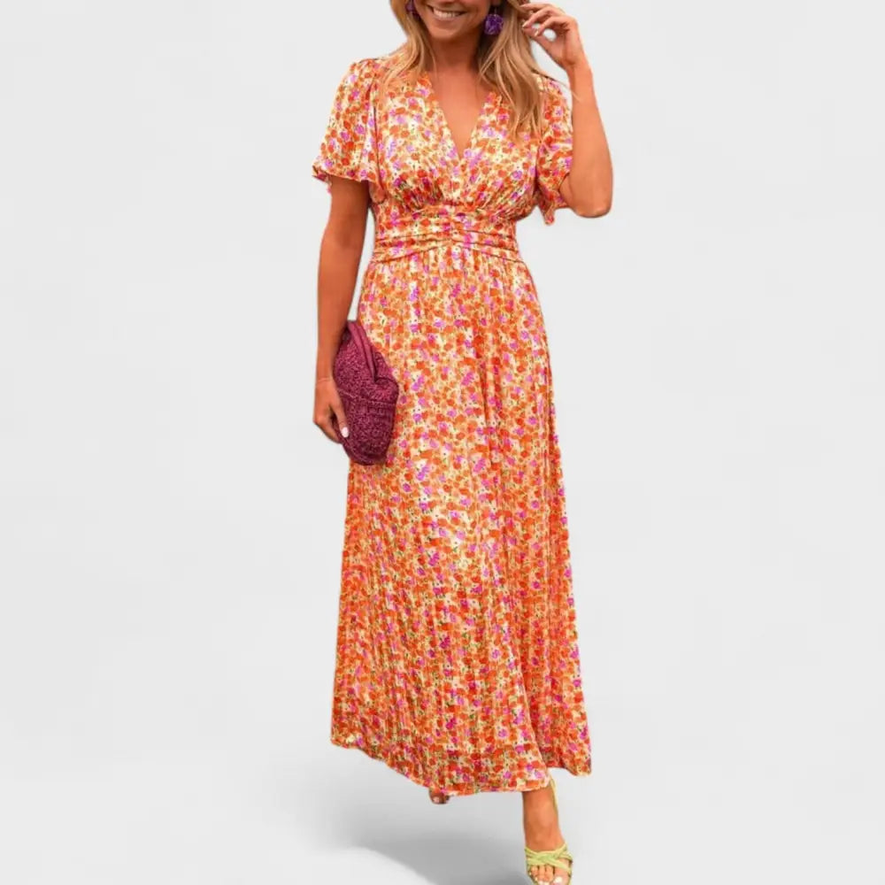 Claudia – Vestido Encanto Floral Radiante - Vestidos