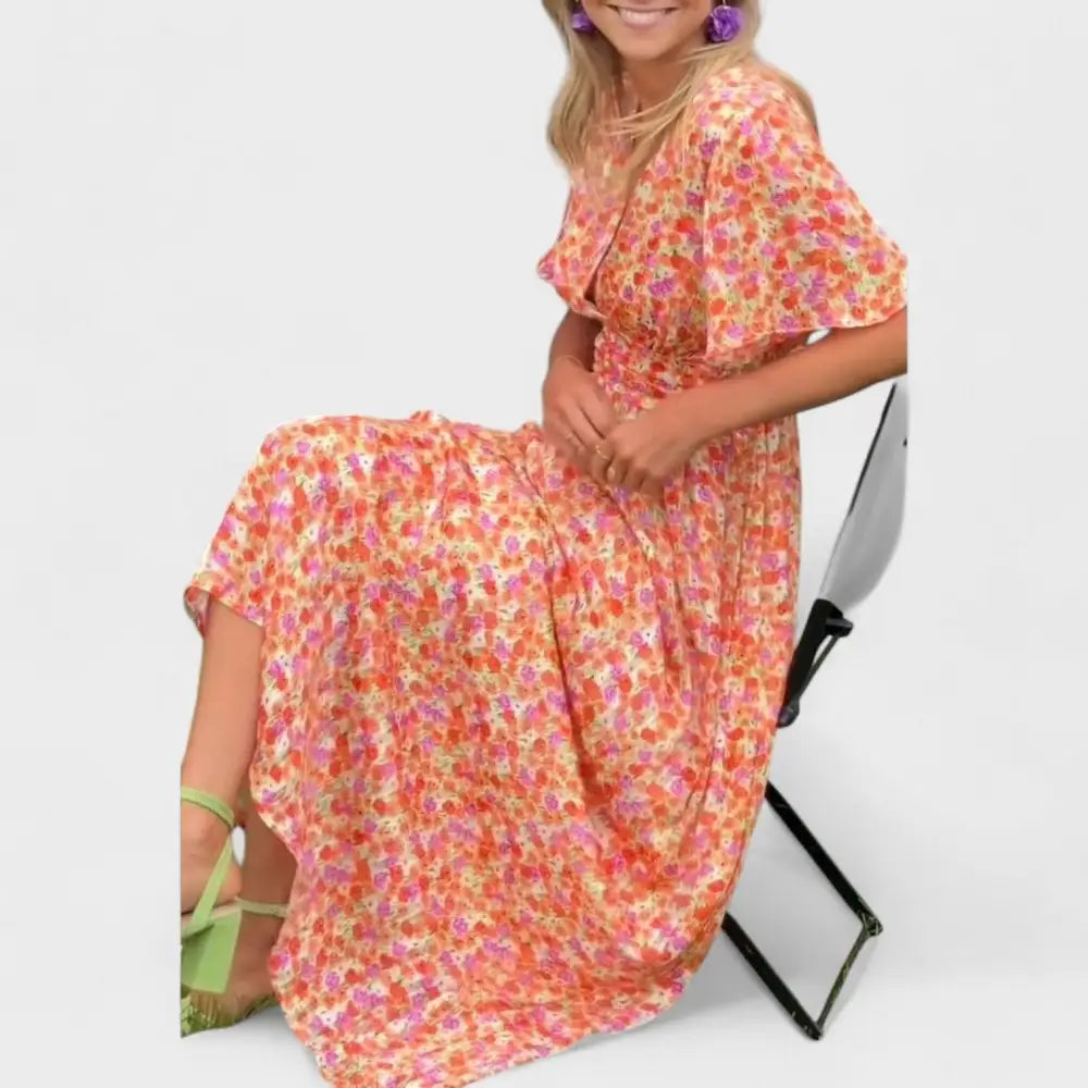 Claudia – Vestido Encanto Floral Radiante - Vestidos