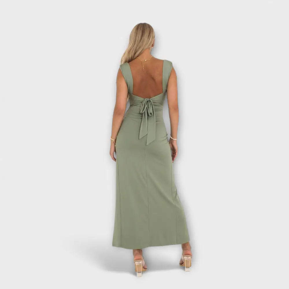 Claudia – Vestido Midi Brillo Radiante - Vestidos