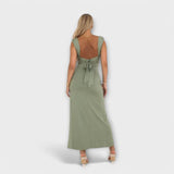 Claudia – Vestido Midi Brillo Radiante - Vestidos