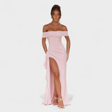 Diana – Vestido Elegancia Seductora - Rosa-Crema / XS - Vestidos