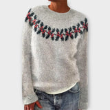Elena – Suéter Estilo Acogedor - Grau / XS - Suéteres & Cardigans
